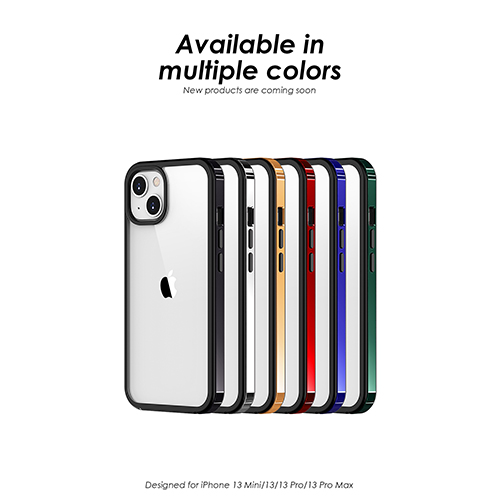 TPU ফোনের সাথে মেটাল বর্ডার উজ্জ্বল